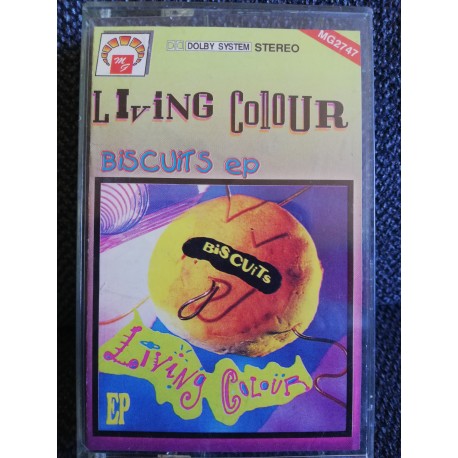 LIVING COLOUR "Biscuits EP" CASS