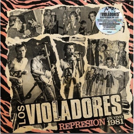 Los VIOLADORES "Represión En Vivo 1981" LP