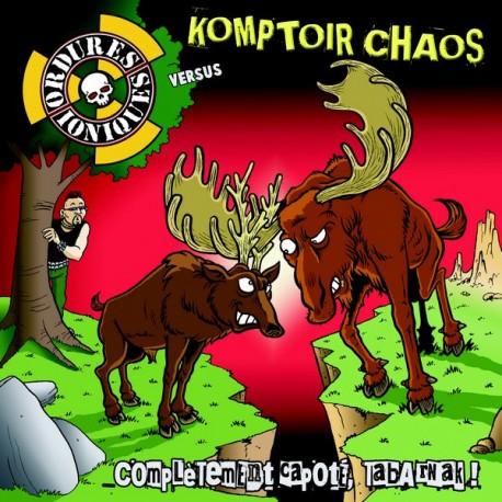 KOMPTOIR CHAOS / ORDURES IONIQUES split CD