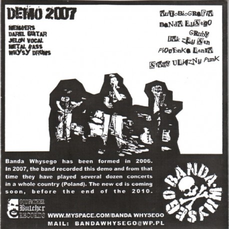 BANDA WHYSEGO "Demo 2007" CD