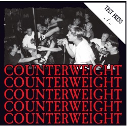 COUNTERWEIGHT "Sculptured By The Flames..." TEST PRESS LP