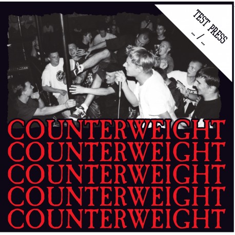 COUNTERWEIGHT "Sculptured By The Flames..." TEST PRESS LP