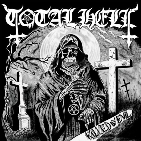 TOTAL HELL "Killed By Evil" LP