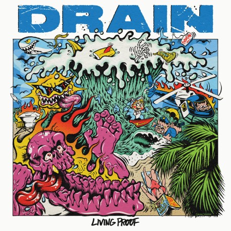 DRAIN "Living Proof" LP